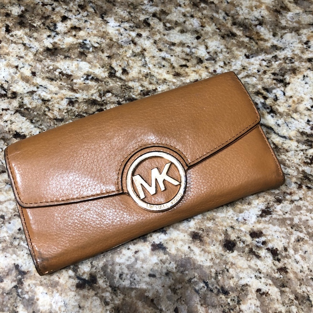 Leather Camel Michael Kors Wallet
